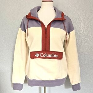 Columbia hooded cozy sweater, size M